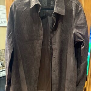 🧢 Brown Suede Jacket